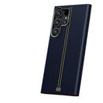 Solid Color Retro Leather Magnetic Case for Samsung Galaxy S25 Series