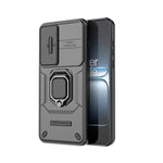 Military-Grade Armor Case with Slide Camera Cover and Kickstand for OnePlus Nord 5