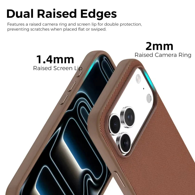 Woven Fabric MagSafe Case with Soft Interior Lining for iPhone 18 Series