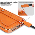Retro Lychee Leather Wallet Case for iPhone 17 Series
