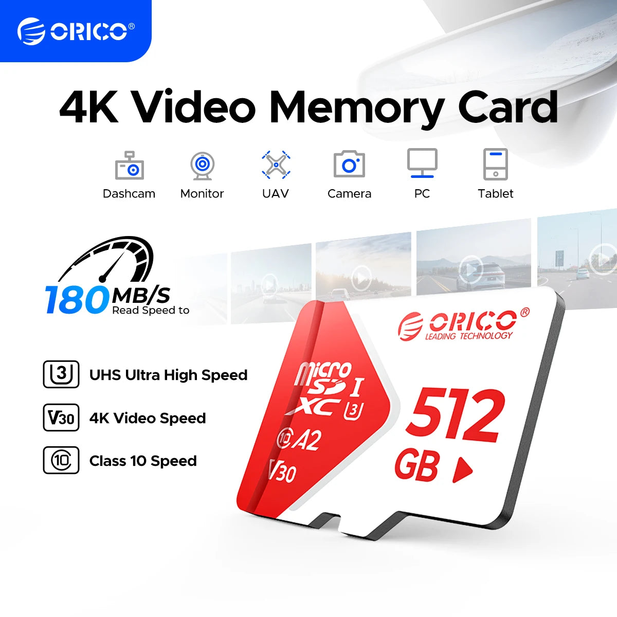 ORICO High-Speed microSDXC Memory Card