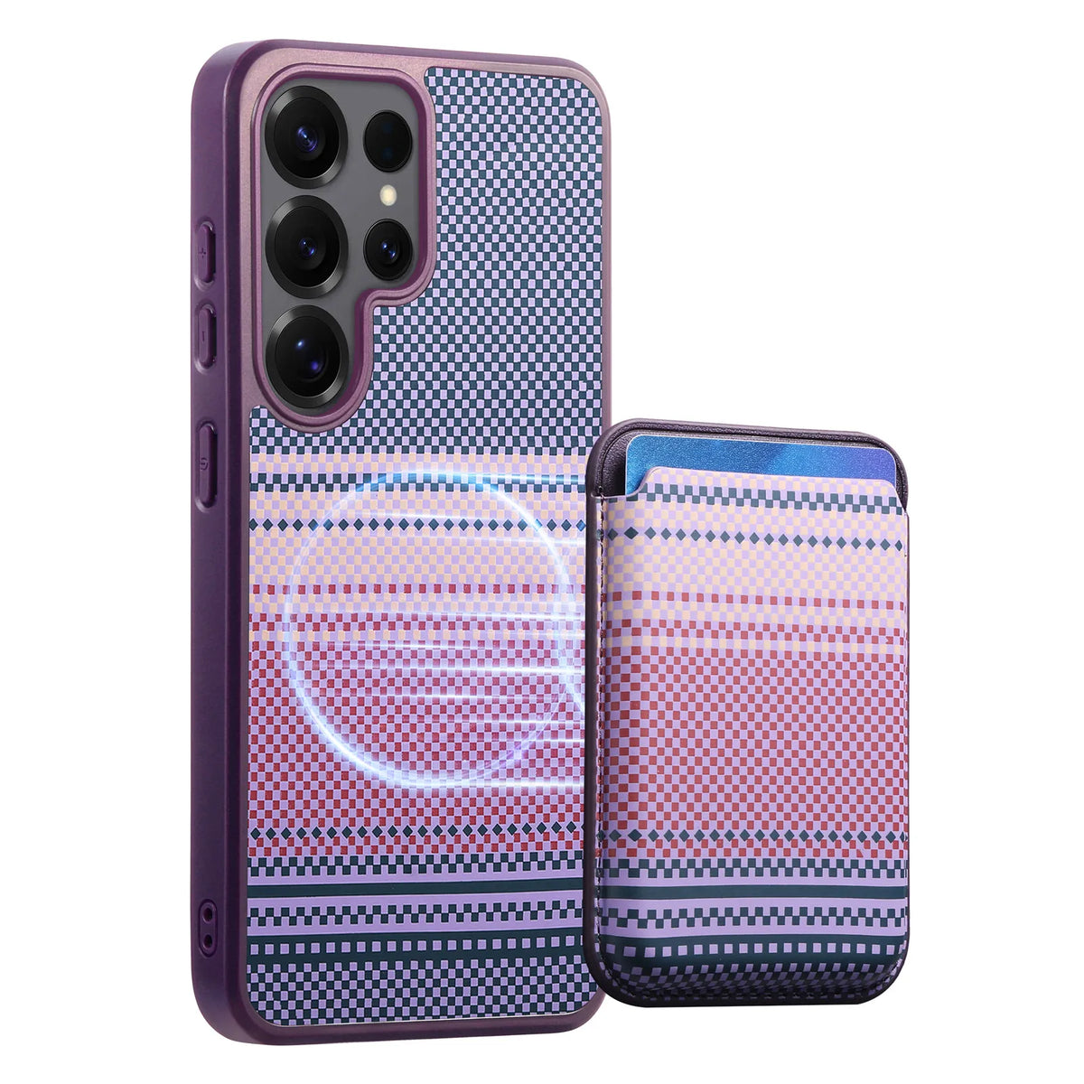 Magnetic Gradient Case with Detachable Wallet for Samsung Galaxy S26 Series