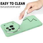 Nothing Phone 3a Pro Soft Premium Liquid Silicone Case with Flocking Interior & Strap Lanyard