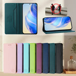 OnePlus 15 RFID-Blocking Leather Flip Wallet Case