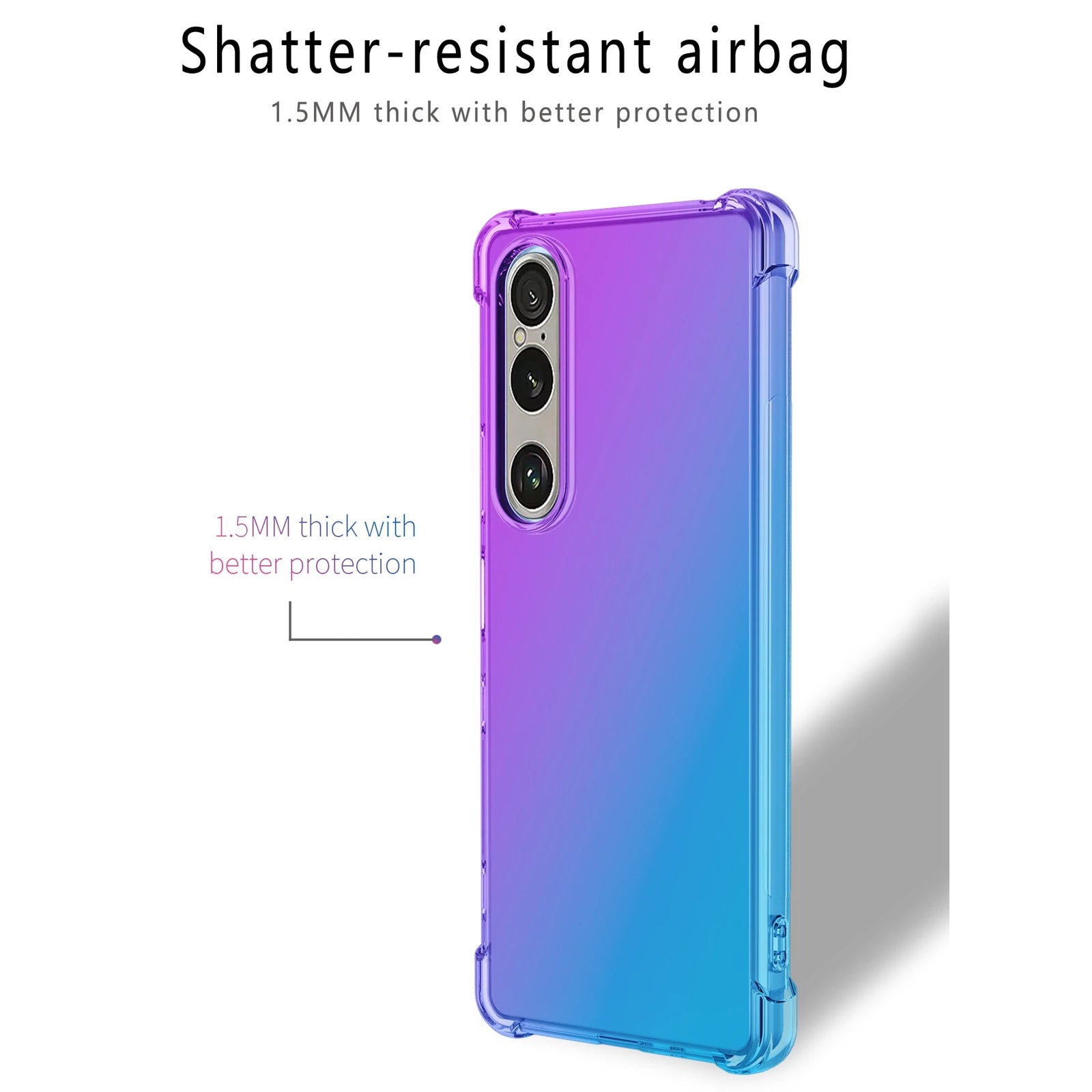 Sony Xperia 1 VII Protective Gradient TPU Shockproof Case