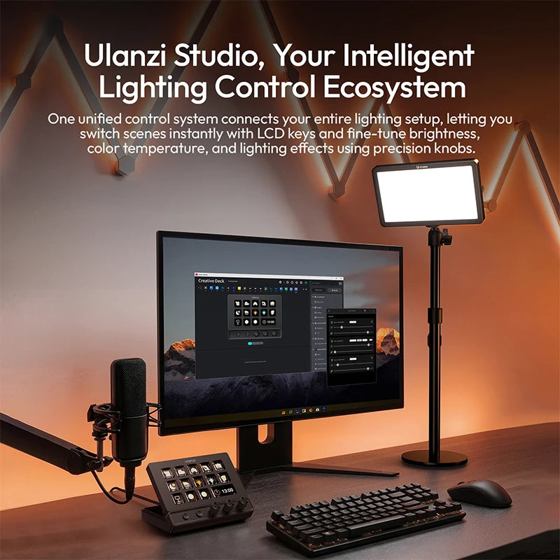 Ulanzi D200X Creative Studio Controller with 4K HDMI and Audio Jack