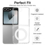 Shockproof Clear Magnetic Case for Samsung Galaxy Z Flip 7