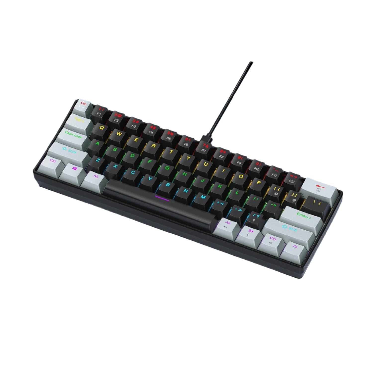 APAYADO K61 60% Compact Wired Mechanical Keyboard