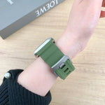 Durable Silicone Sport Strap for Apple Watch