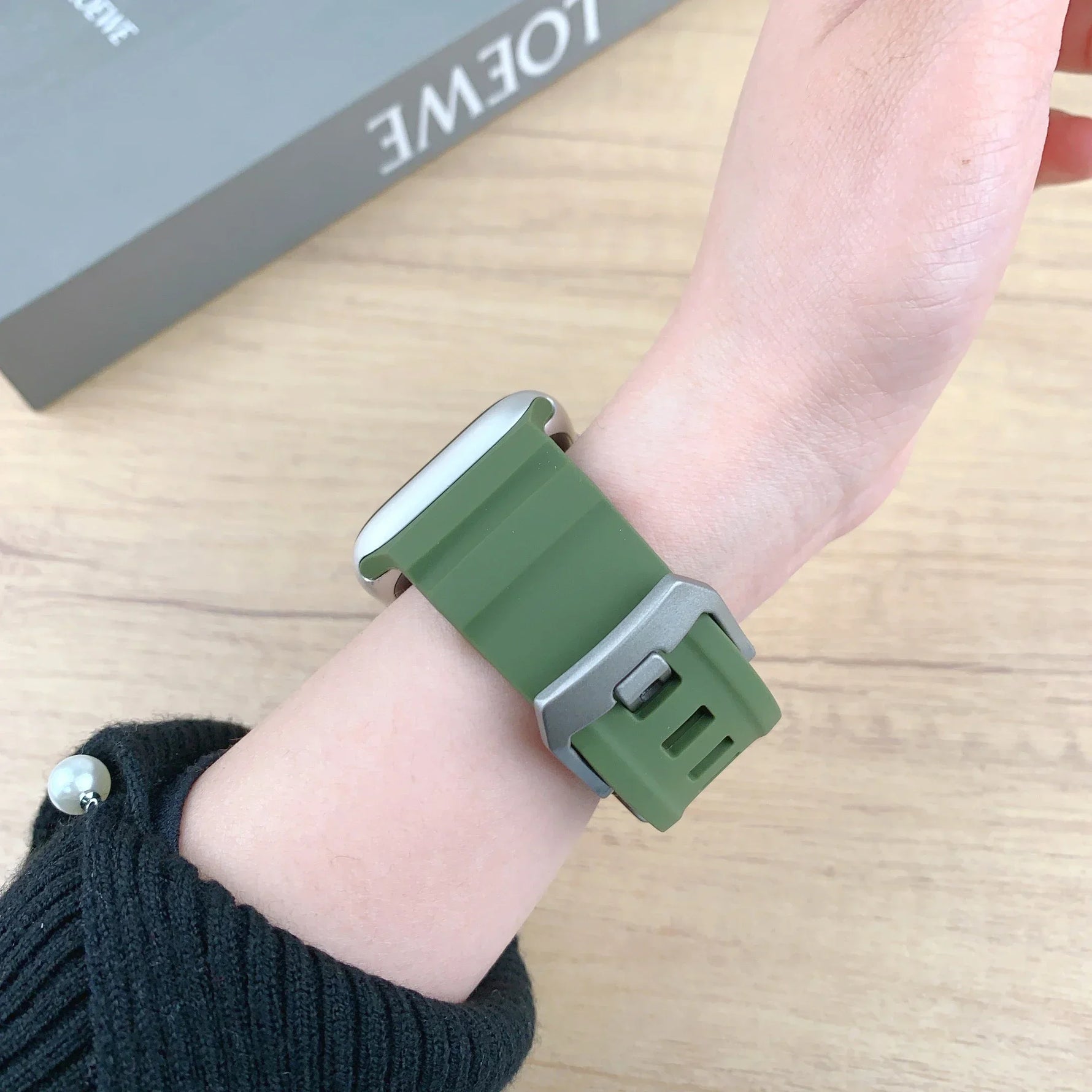 Durable Silicone Sport Strap for Apple Watch