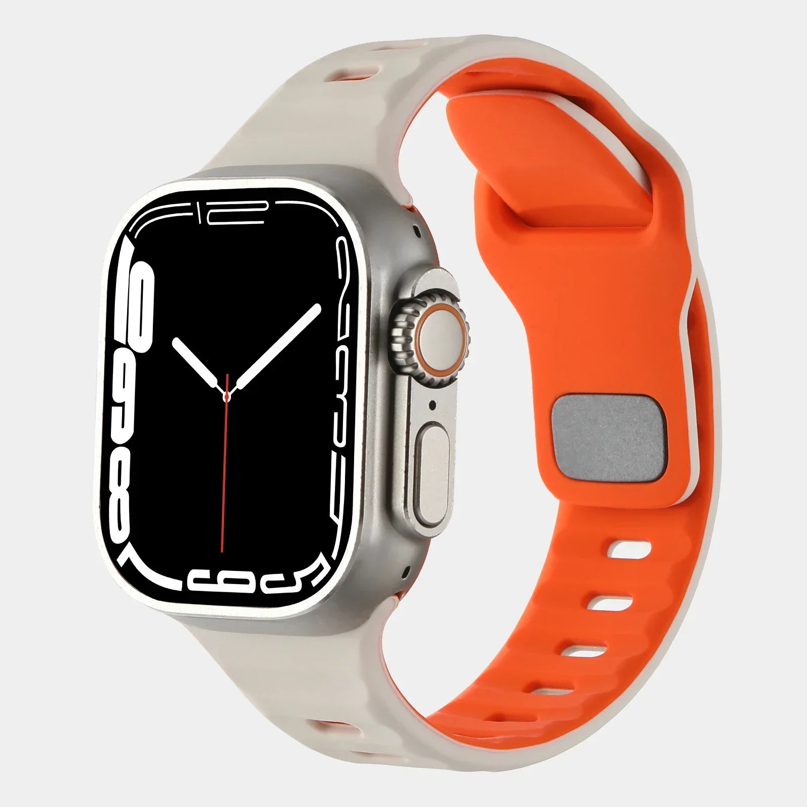 Two-Tone Silicone Sport Band for Apple Watch