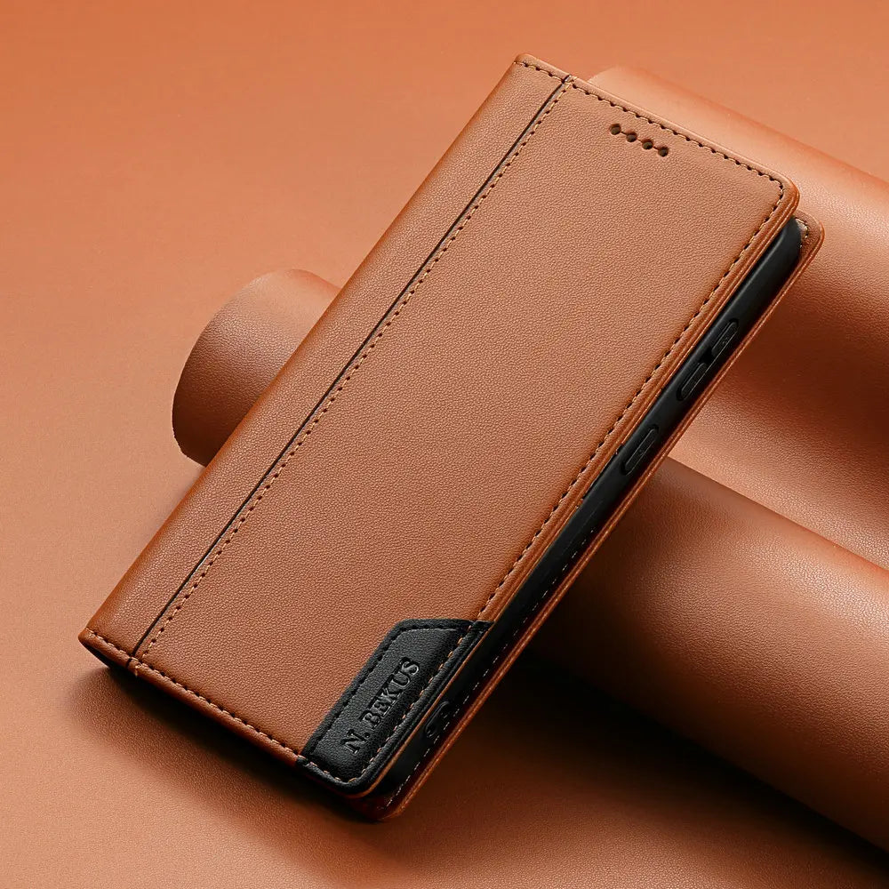 Luxury Leather Flip Wallet Case for Samsung Galaxy S26 Series