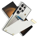 Premium PU Leather Wallet Case with Card Slot for Samsung Galaxy S24 Series