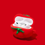 Soft Silicone Tomato Design Case for AirPods Pro 2