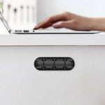 3-Slot Self-Adhesive Cable Organizer Clips