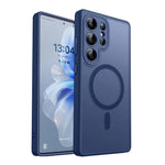 Luxury Frosted Matte Transparent Magnetic Case for Samsung Galaxy S26 Series