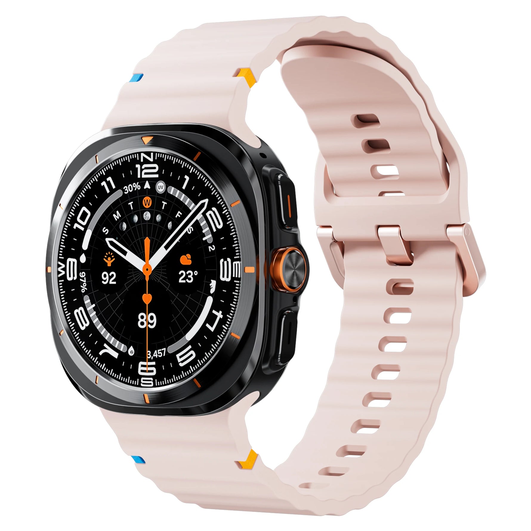 Soft Silicone Replacement Strap for Samsung Galaxy Watch Ultra and Samsung Galaxy Watch Ultra (2025)