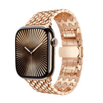 Luxury Dragon Pattern Metal Strap for Apple Watch