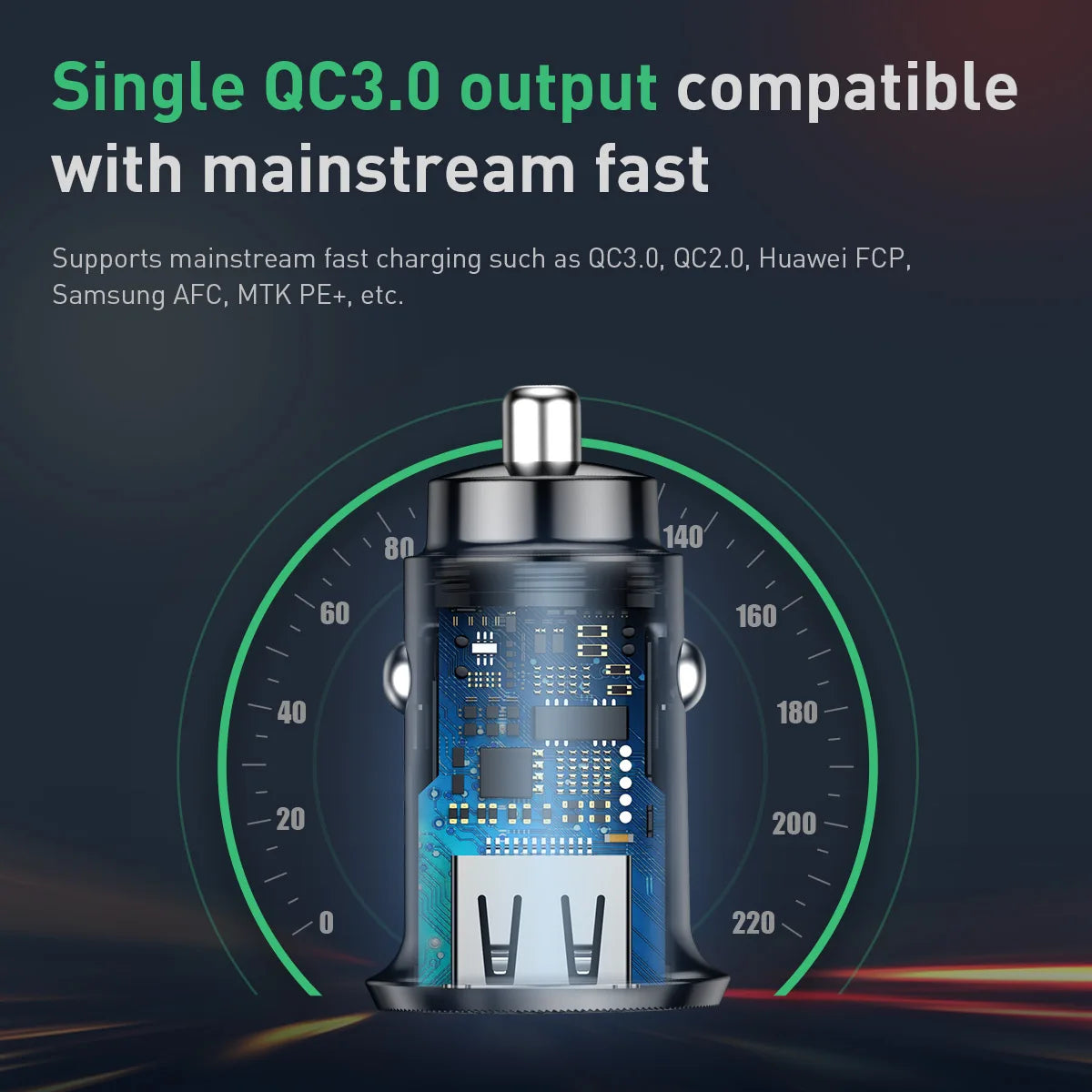 Baseus 18W Metal Car Charger