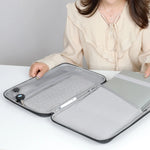 Bubble-Pattern Hard Shell Laptop Sleeve