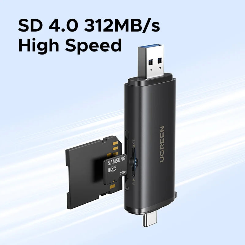 UGREEN USB 3.0 & USB-C Memory Card Reader