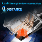Power Train DL400T PRO V2 4 Heat Pipe CPU Cooler