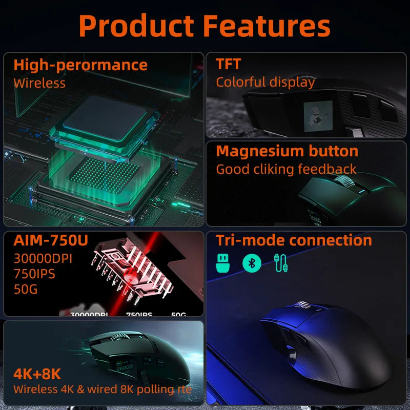 Dareu A980 Pro Max High-Performance Gaming Mouse