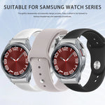 No Gaps Silicone Strap for Samsung Galaxy Watch 6 & Galaxy Watch 6 Classic