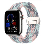 Stretchable Braided Solo Loop with Magnetic Closure for Apple Watch