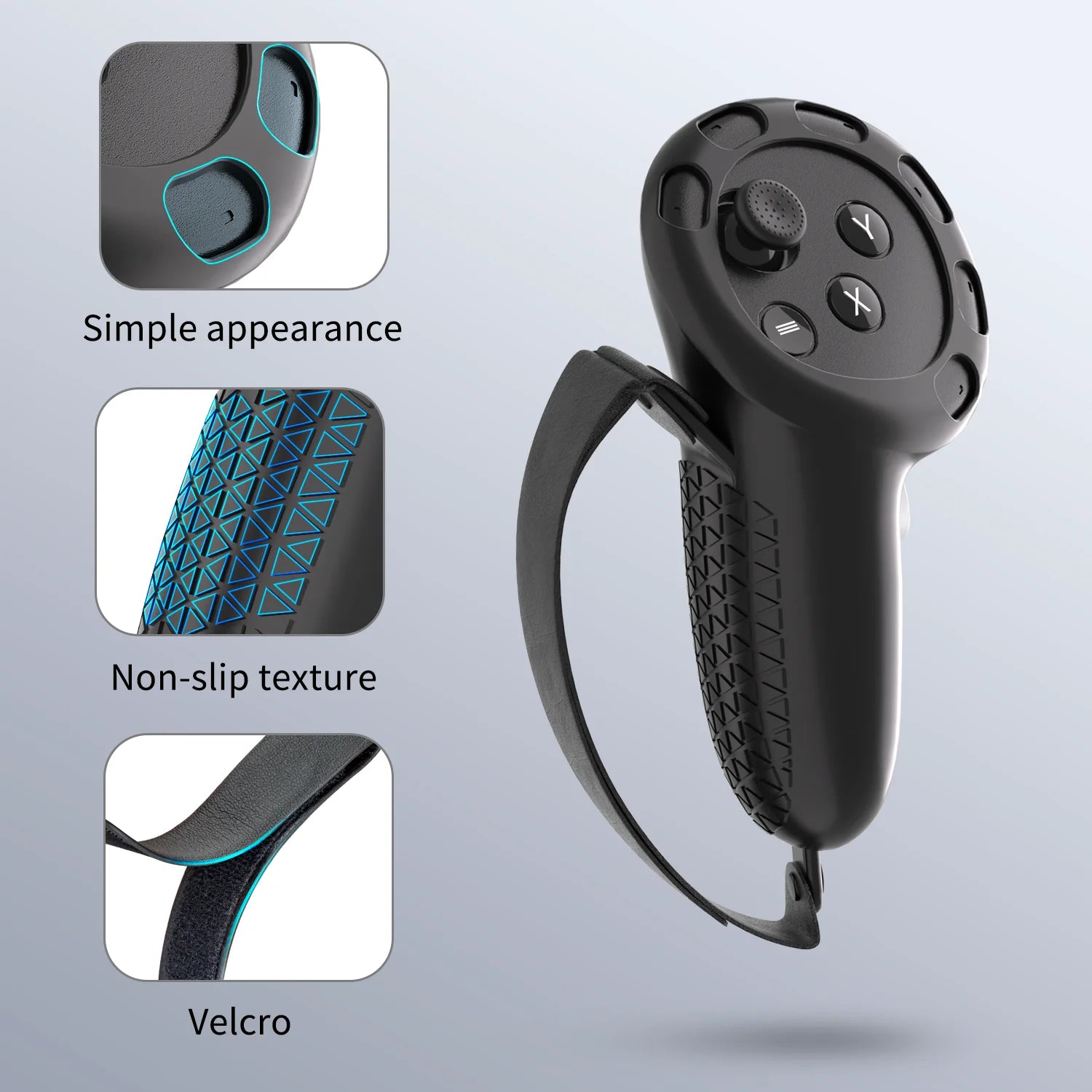 Silicone Protective Cover Bundle for Meta Quest 3