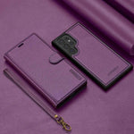 Leather Case with Detachable Card Holder for Samsung Galaxy S23 Series
