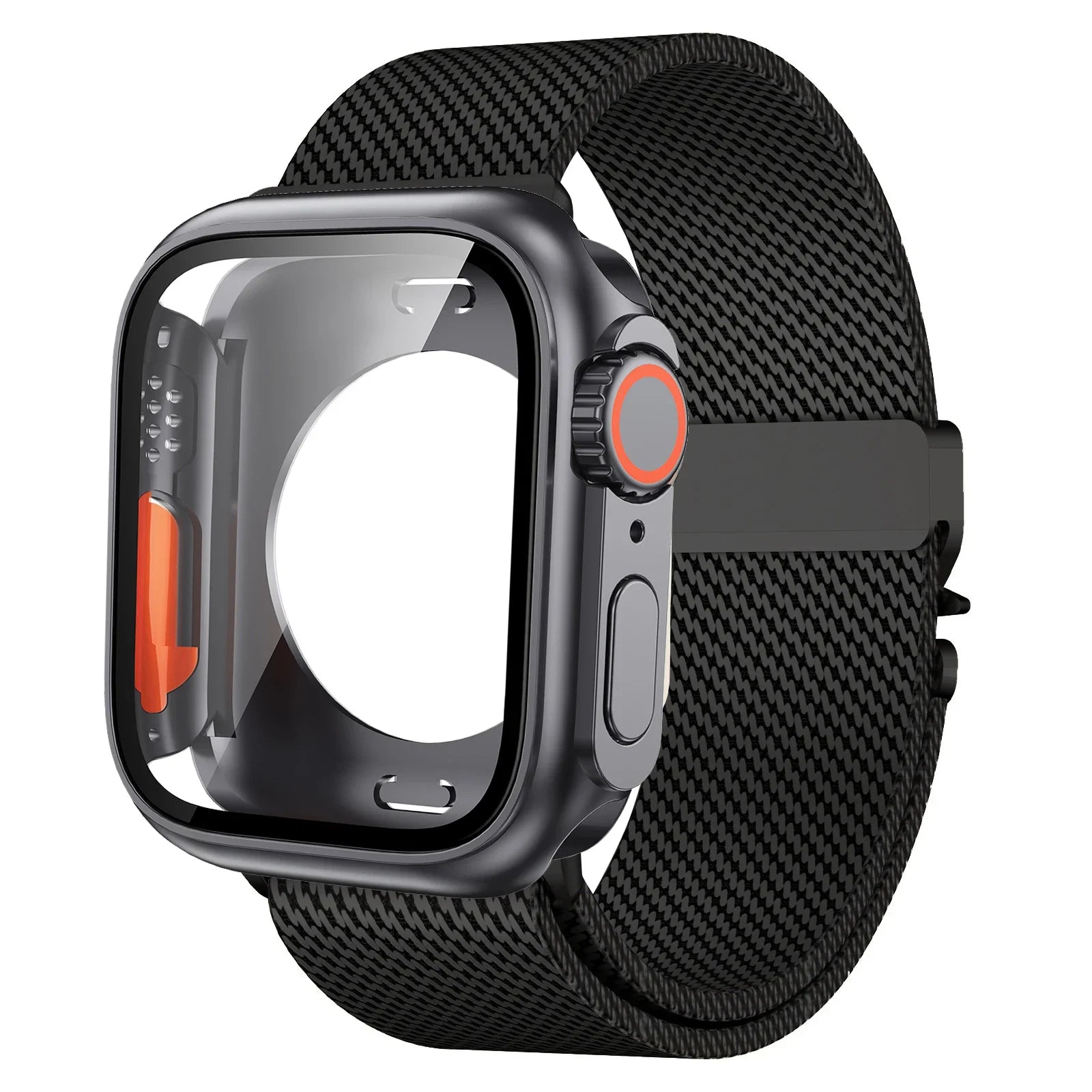 Screen Protector Case & Milanese Strap for Apple Watch