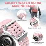 Quick-Release Water-Resistant Sport Watch Bands for Samsung Galaxy Watch Ultra