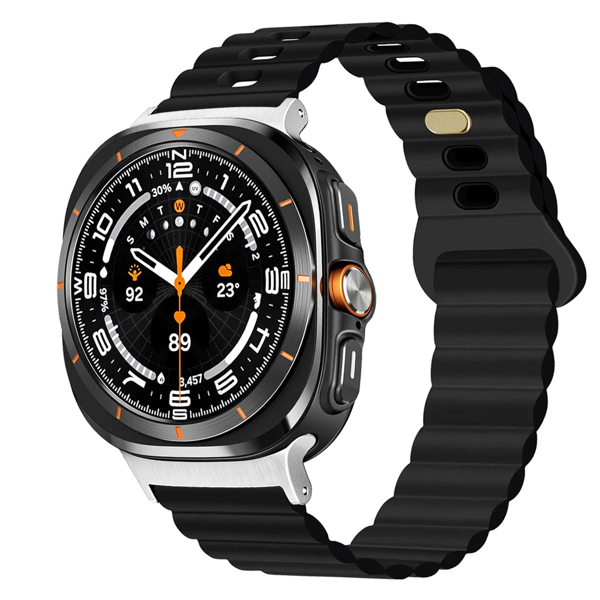 Durable No Gaps Silicone Sport Band for Samsung Galaxy Watch Ultra
