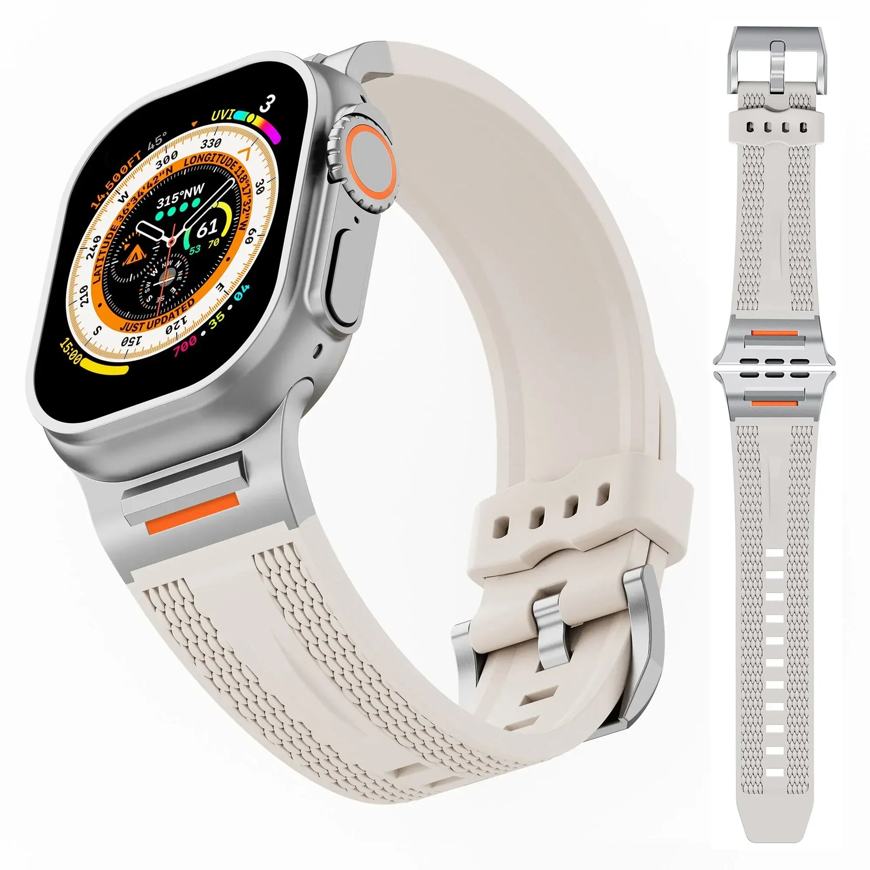 Flexible Silicone Elastic Sports Band for Apple Watch