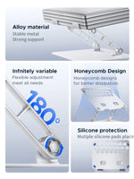 Heavy-Duty Honeycomb Venting Laptop Stand