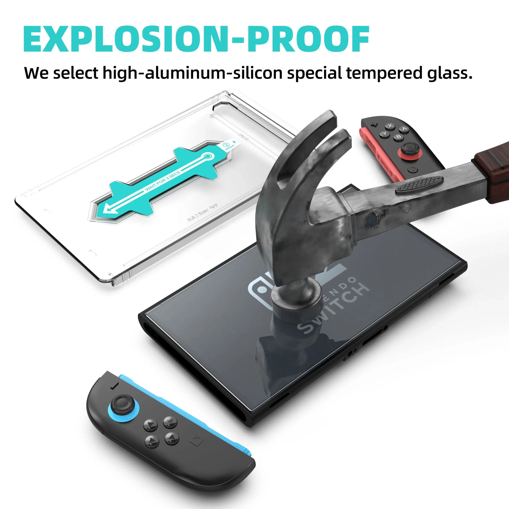 Auto-Alignment Tempered Glass for Nintendo Switch 2