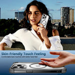 Shockproof Armor Transparent MagSafe Case for iPhone 15 Series