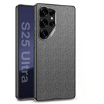 Nylon Leather Hard Shell Case for Samsung Galaxy S25 Ultra