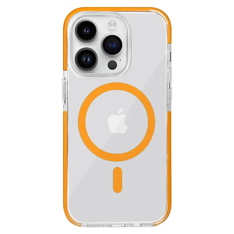Shockproof Transparent Acrylic MagSafe Case for iPhone 15 Series