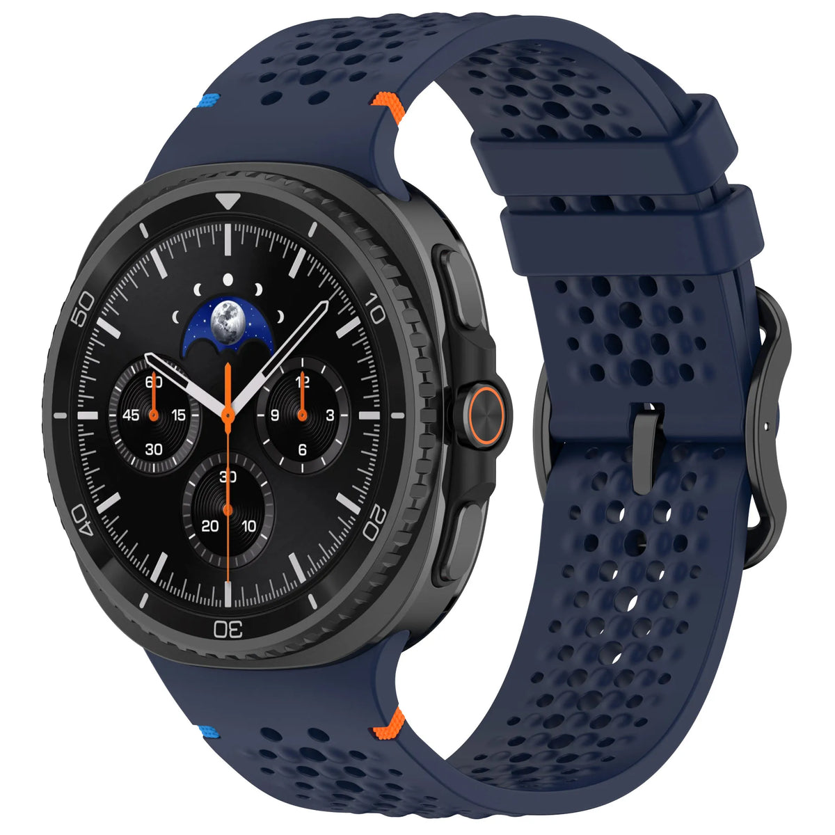 Perforated Silicone Watch Band for Samsung Galaxy Watch 9