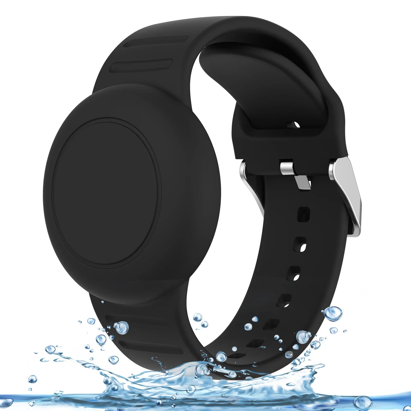 Waterproof Silicone Wristband Holder for Apple AirTag