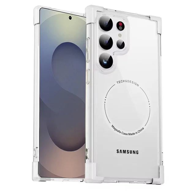Frosted Clear Magnetic TPU Case for Samsung Galaxy S24 Series