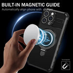 Heavy Duty MagSafe Case with Rotating Stand for iPhone 15 Series