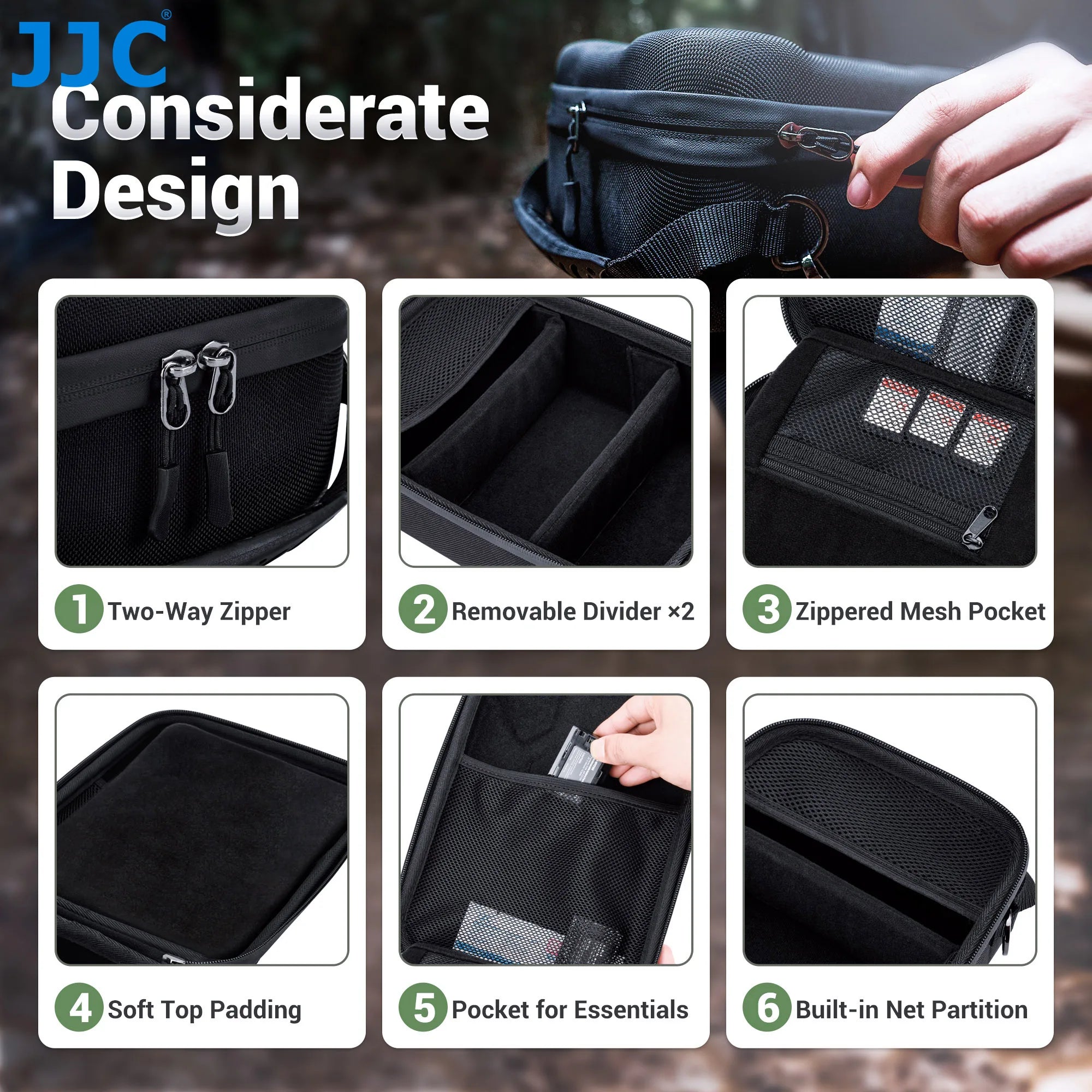 JJC Waterproof Hard Case