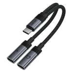 ACEFAST J14 2-in-1 USB-C to Dual USB-C Adapter