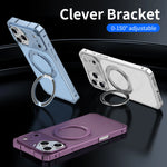 Aluminum Alloy MagSafe Case with 360° Rotating Bracket for iPhone 18 Series