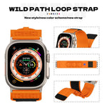 Adjustable Nylon Sports Band with Hook-and-Loop Closure for Apple Watch