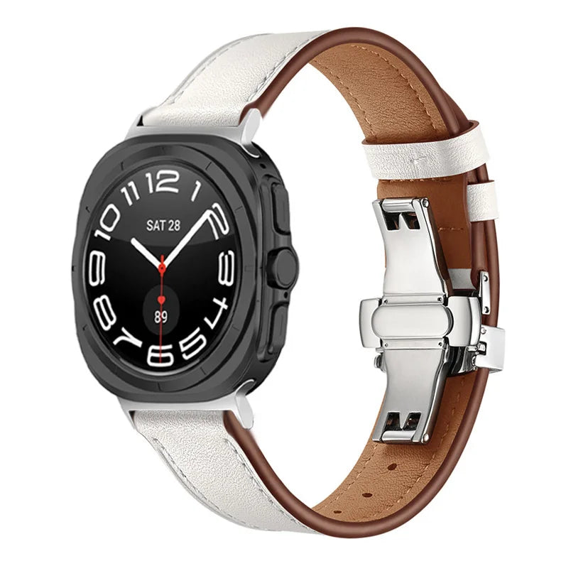 Classic Leather Strap for Samsung Galaxy Watch Ultra and Samsung Galaxy Watch Ultra (2025)