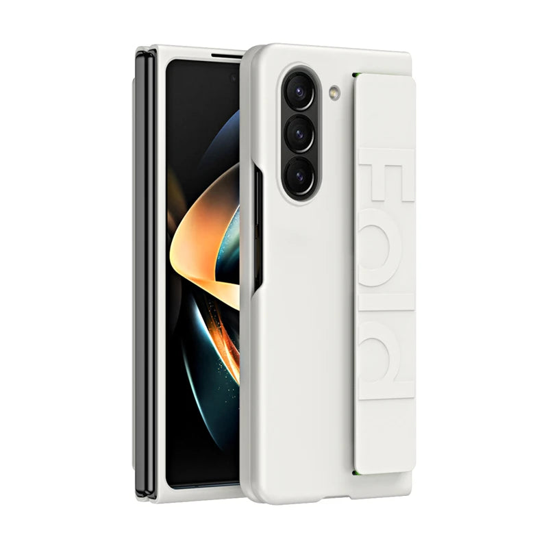 Protective Hard PC Shell with Elastic Wristband for Samsung Galaxy Z Fold 5